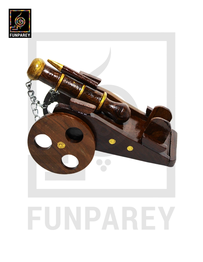 Wooden Siege Cannon Model