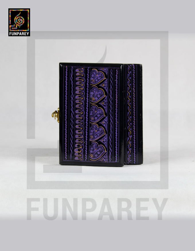Jewelry Box Purple Nakshi Art 4/6