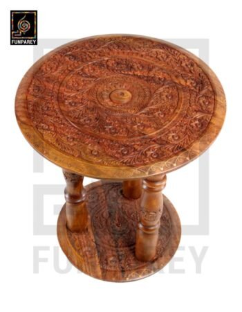 Carved Wooden Tables