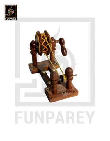 Handmade Wooden Decorative Charkha (Small)