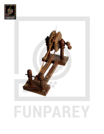 Handmade Wooden Decorative Charkha (Medium)