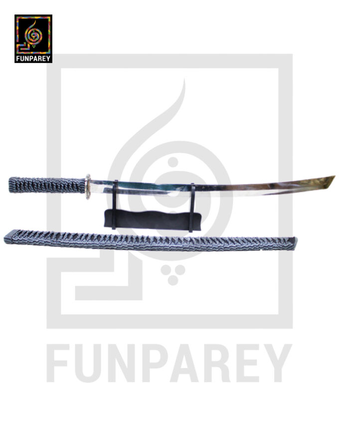 Steel Katana with Scabbard 40" Premium Steel Samurai Sword with Stand - Image 8