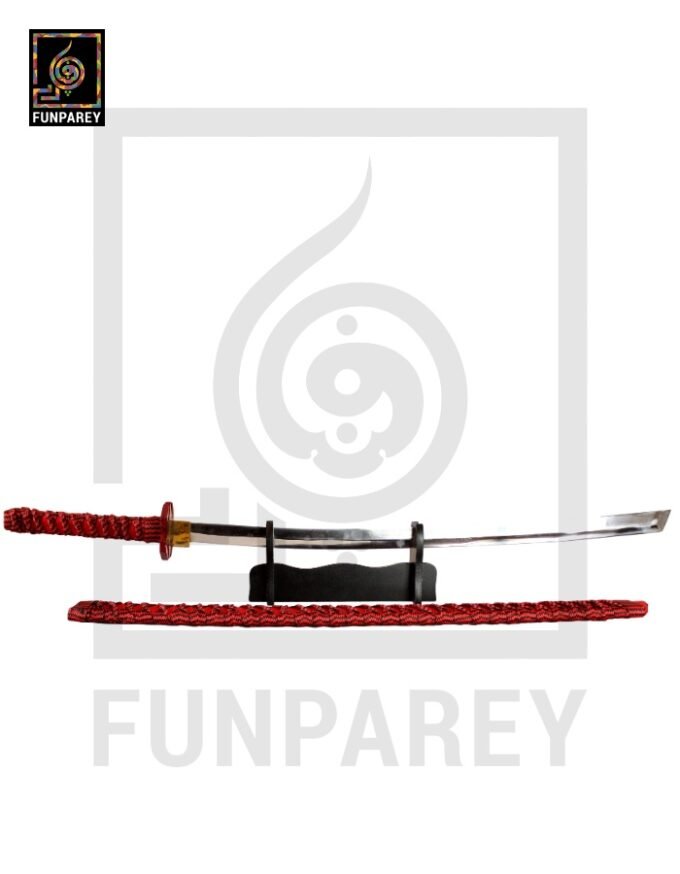 Steel Katana with Scabbard 42" Premium Steel Samurai Sword with Stand