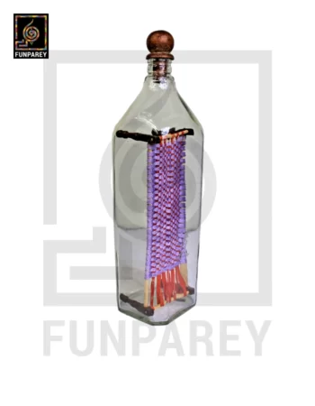 Novelty Magic Showpiece Charpai in a Bottle