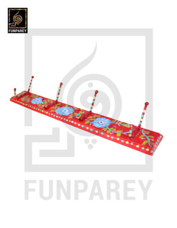 Standard Wooden Pajama Hanger with Multicolor Truck Art