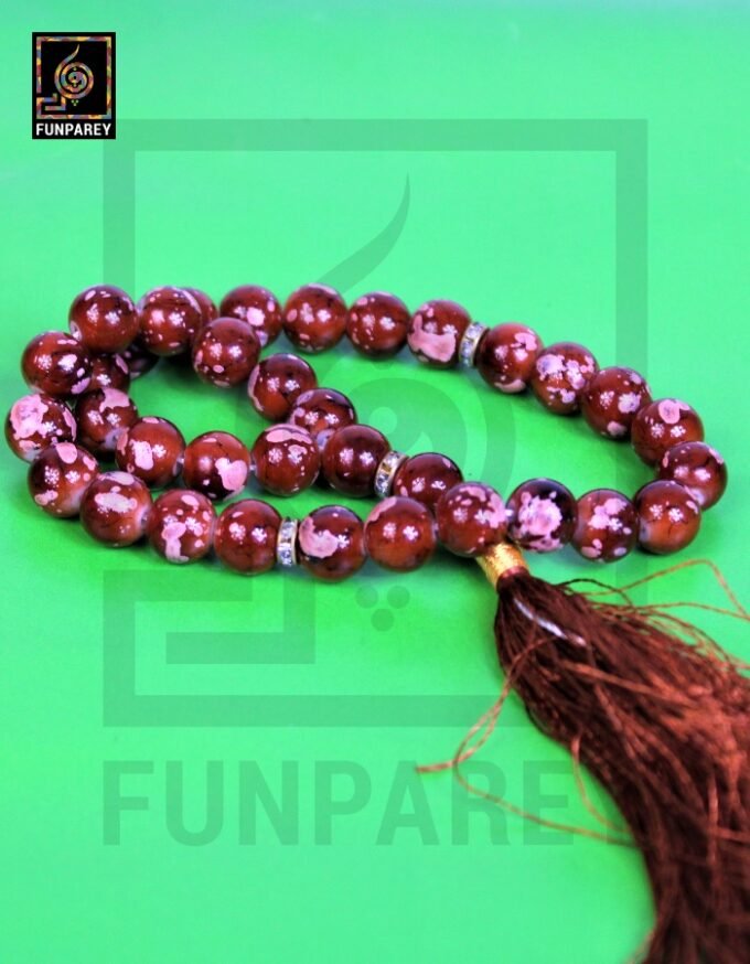 Tasbeeh / Misbaha 33 Beads - Deep Red Jasper