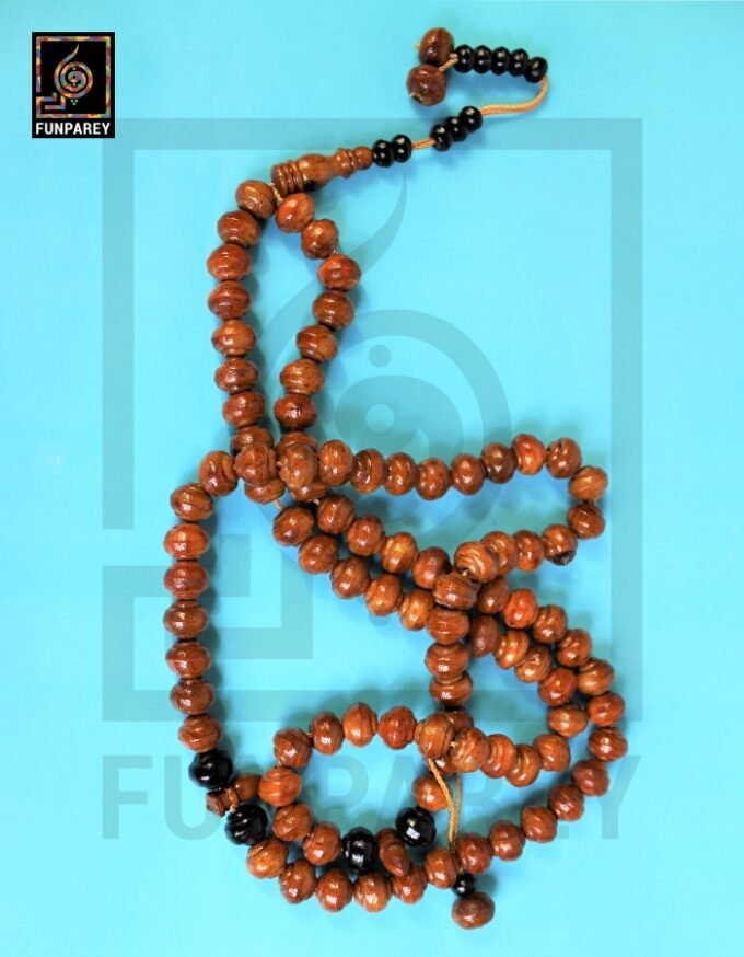Handmade Tasbeeh / Misbaha / Rosary 99 Beads - Brown Wooden