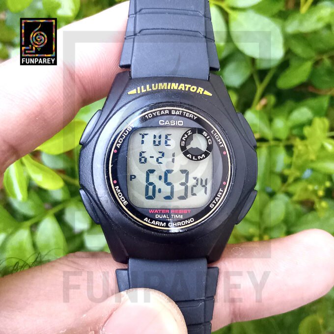 CASIO Digital Display Type Wrist Watch F-200W