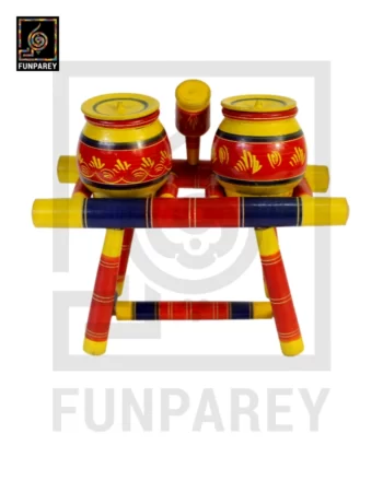 Handmade Wooden Garvi Set - Large