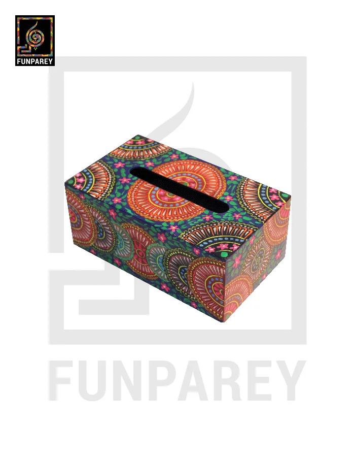 Premium Truck Art Tissue Box Large