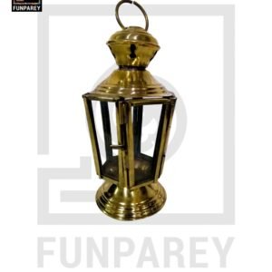 Handmade Brass Antique Candle Lantern (Small)
