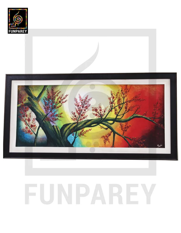 Landscape Oil Painting “Amity” 48×24"