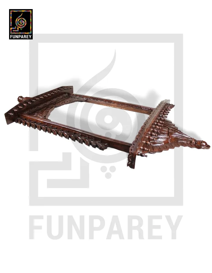 Hand Carved Classic Extra Large 50" Wooden Jharoka