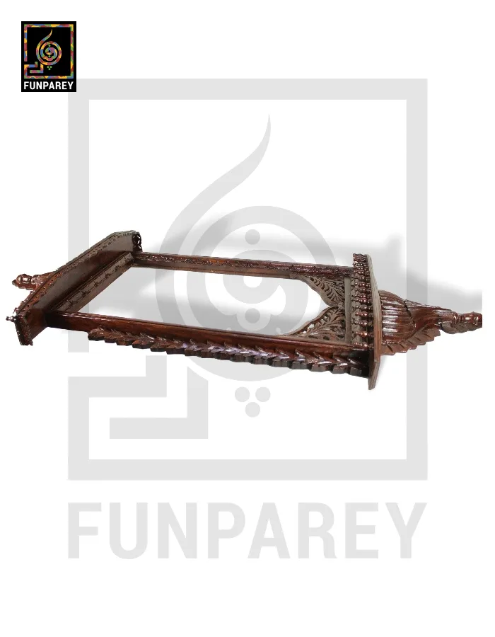 Hand Carved Classic Extra Large 50" Wooden Jharoka