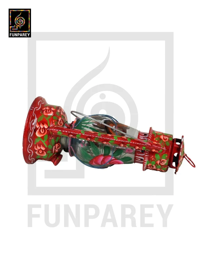 Truck Art Lantern Antique 12"