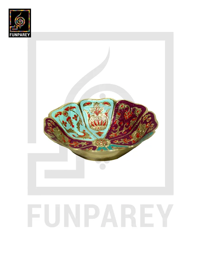 Handmade Decorative 4" Distinct Brass Bowl Set (4 pieces)