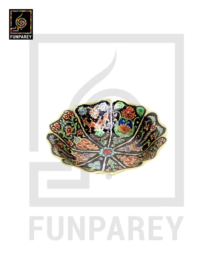 Handmade Decorative 4" Distinct Brass Bowl Set (4 pieces)