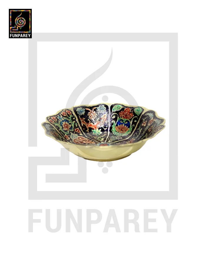 Handmade Decorative 4" Distinct Brass Bowl Set (4 pieces)