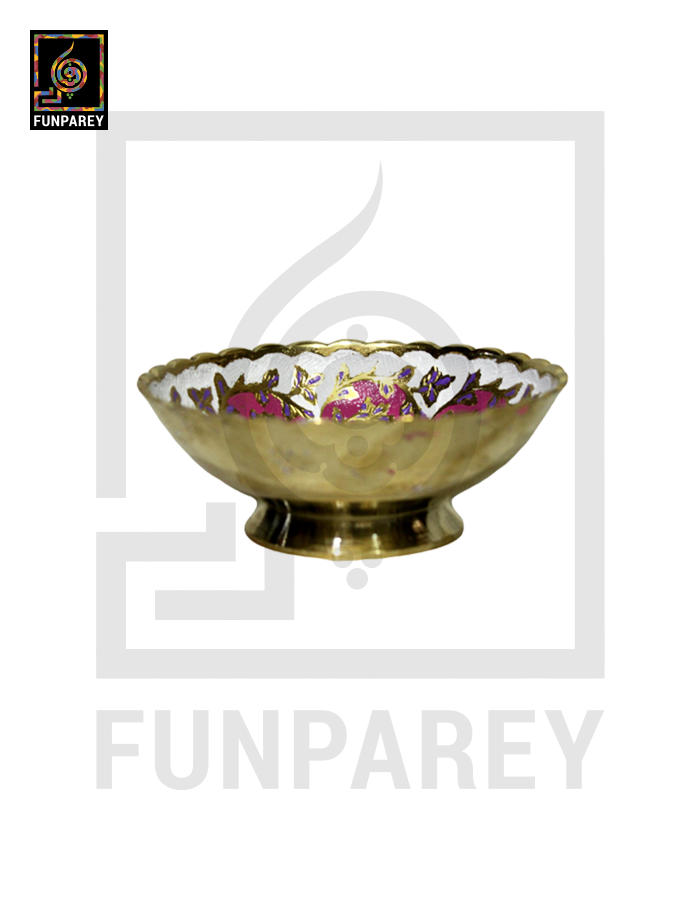 Handmade Decorative 5" Brass Bowl Set (4 Pieces)
