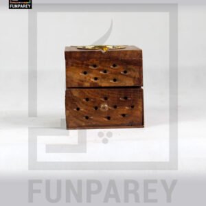 Handmade Wooden Ashtray With Cabinet