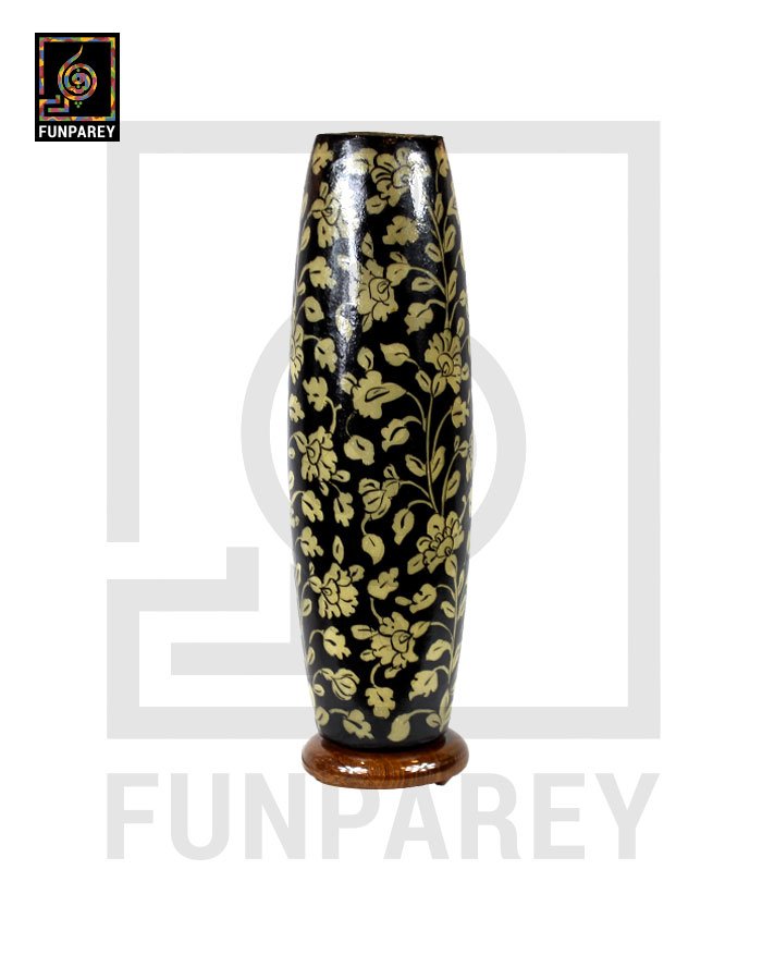 Camel Skin Table Lamp Tall 20" Sage