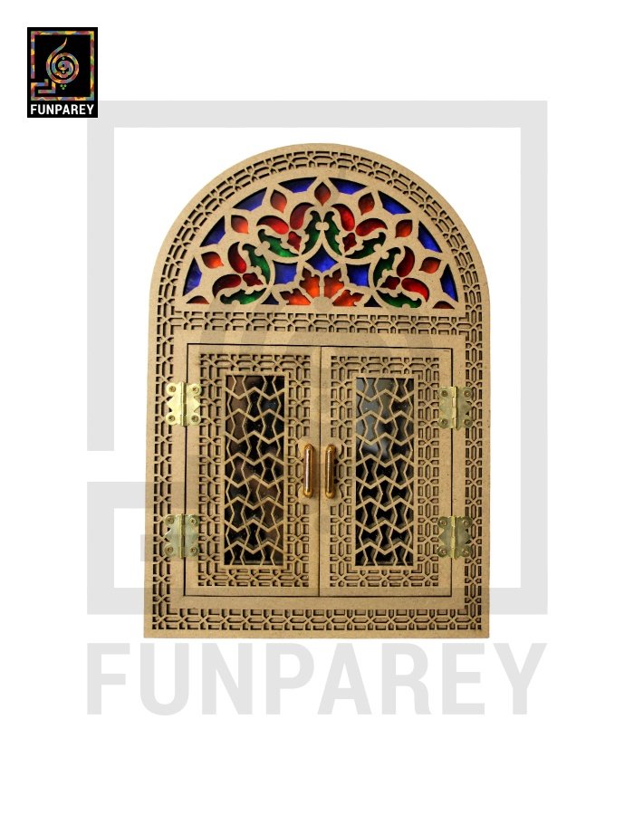 Handmade Decorative Doorway Mirror Bent (Small) 12"