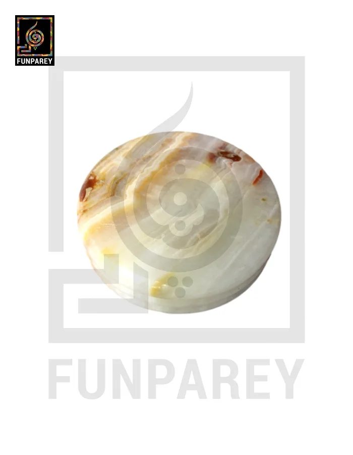 Premium Onyx Stone Ashtray 5"