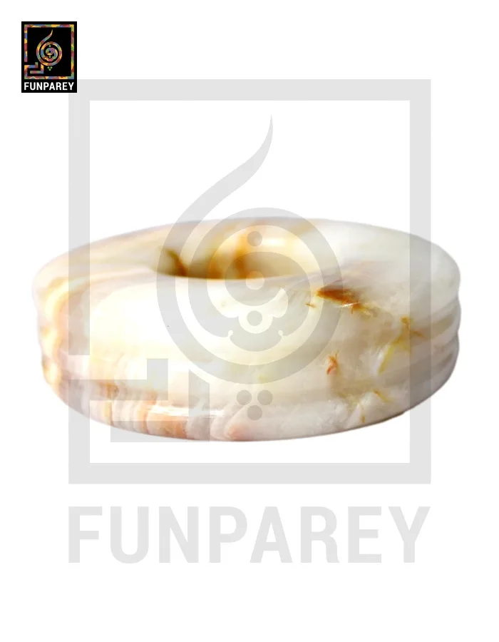 Premium Onyx Stone Ashtray 5"