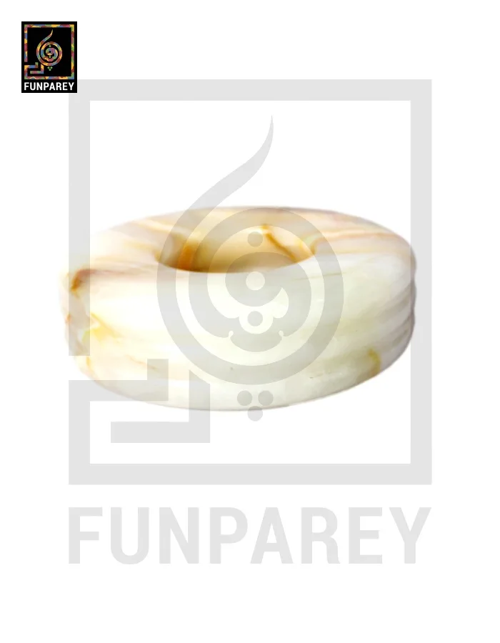 Premium Onyx Stone Ashtray 5"