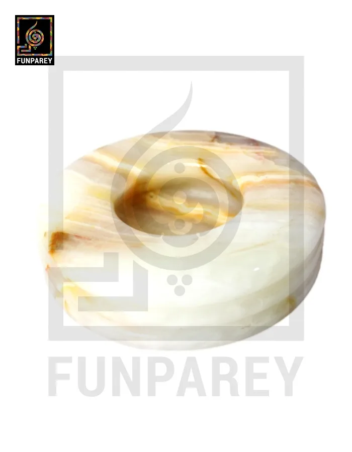 Premium Onyx Stone Ashtray 5"
