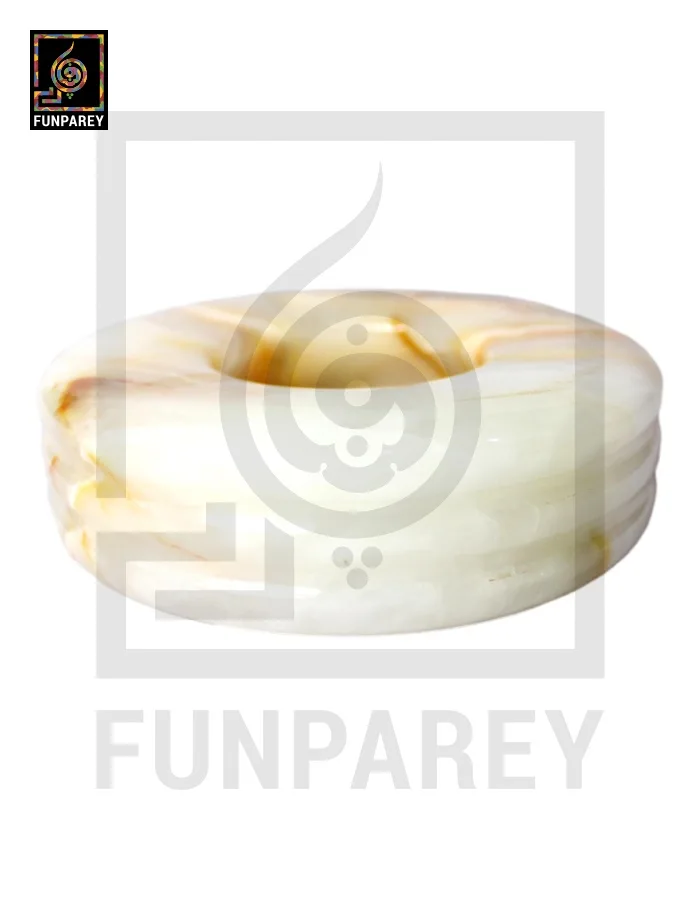 Premium Onyx Stone Ashtray 5"