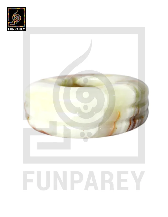 Premium Onyx Stone Ashtray 5"
