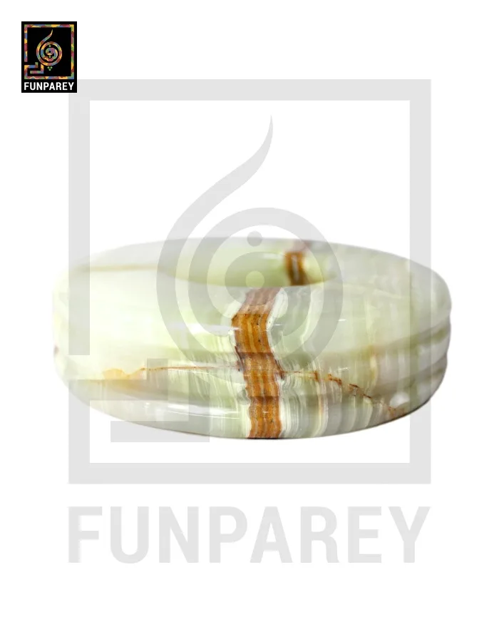 Premium Onyx Stone Ashtray 5"