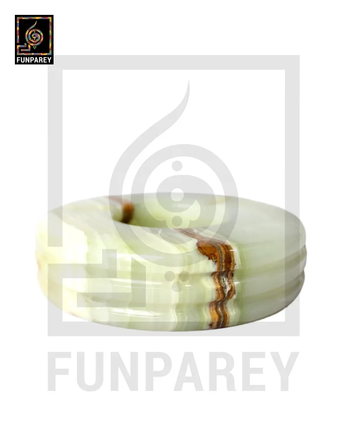 Premium Onyx Stone Ashtray 5"