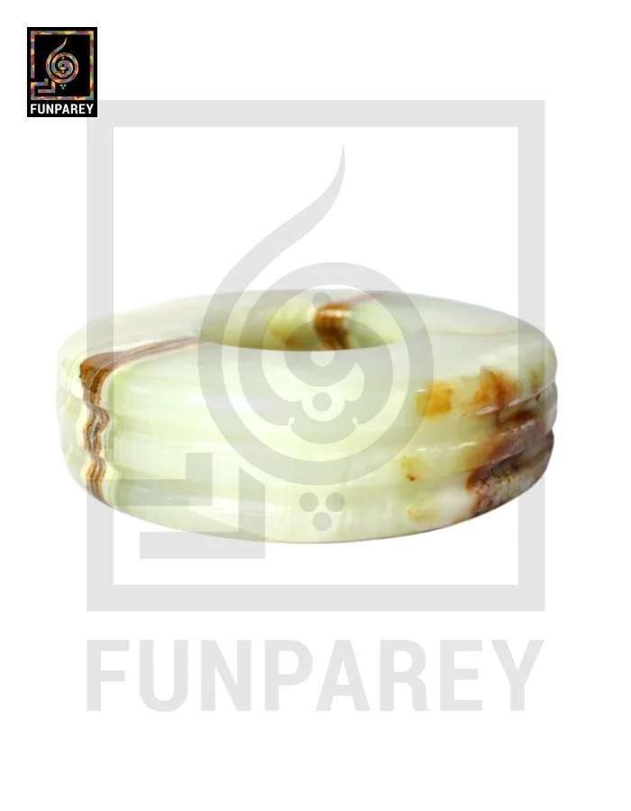 Premium Onyx Stone Ashtray 5"