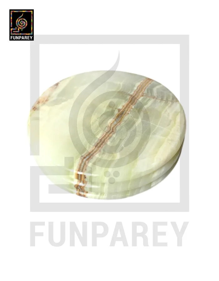 Premium Onyx Stone Ashtray 5"