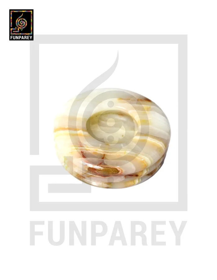 Premium Onyx Stone Ashtray 5"