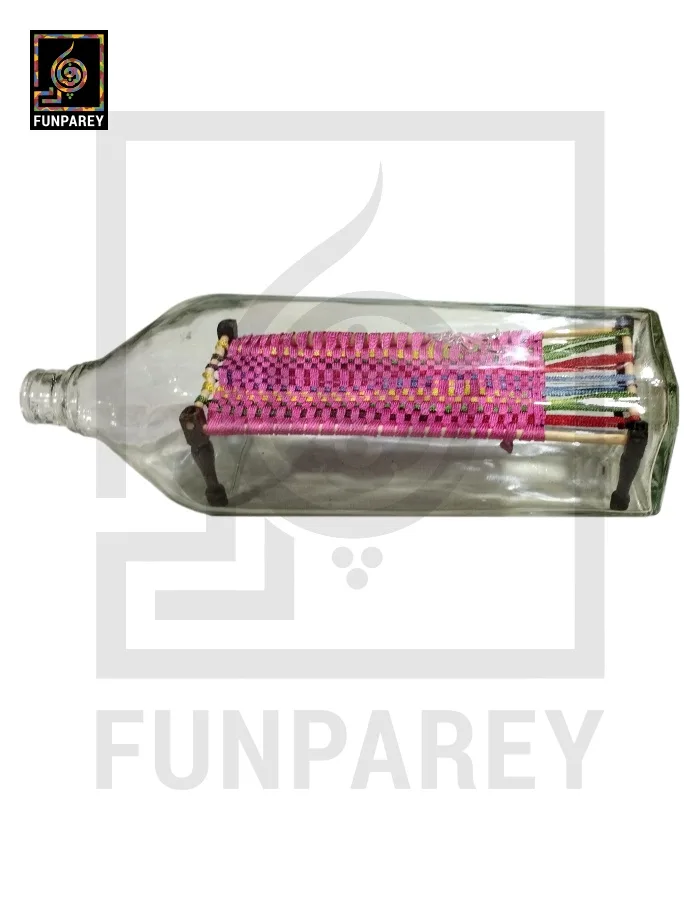 Novelty Magic Showpiece Charpai in a Bottle