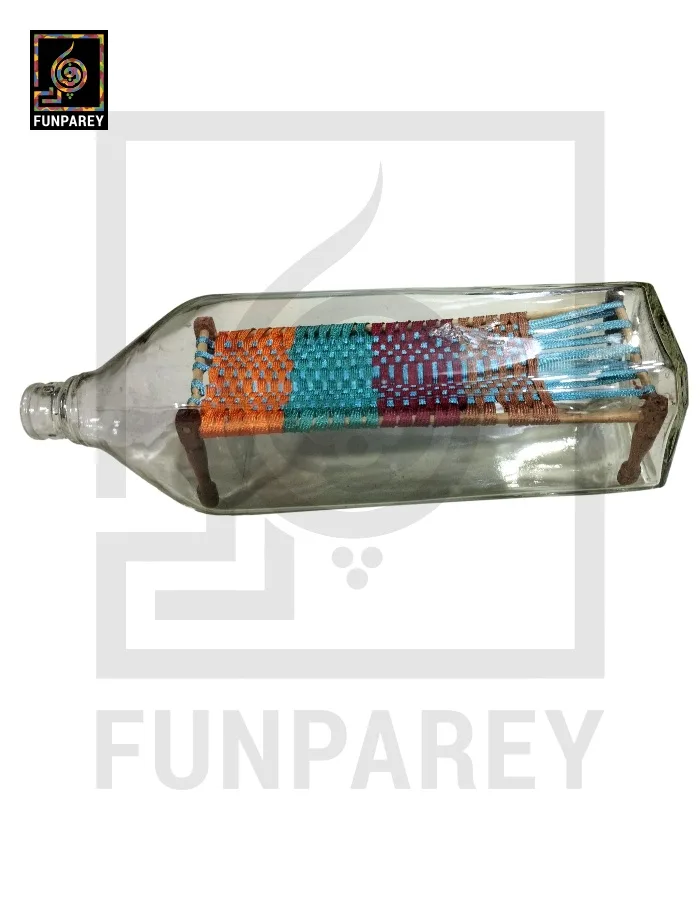 Novelty Magic Showpiece Charpai in a Bottle