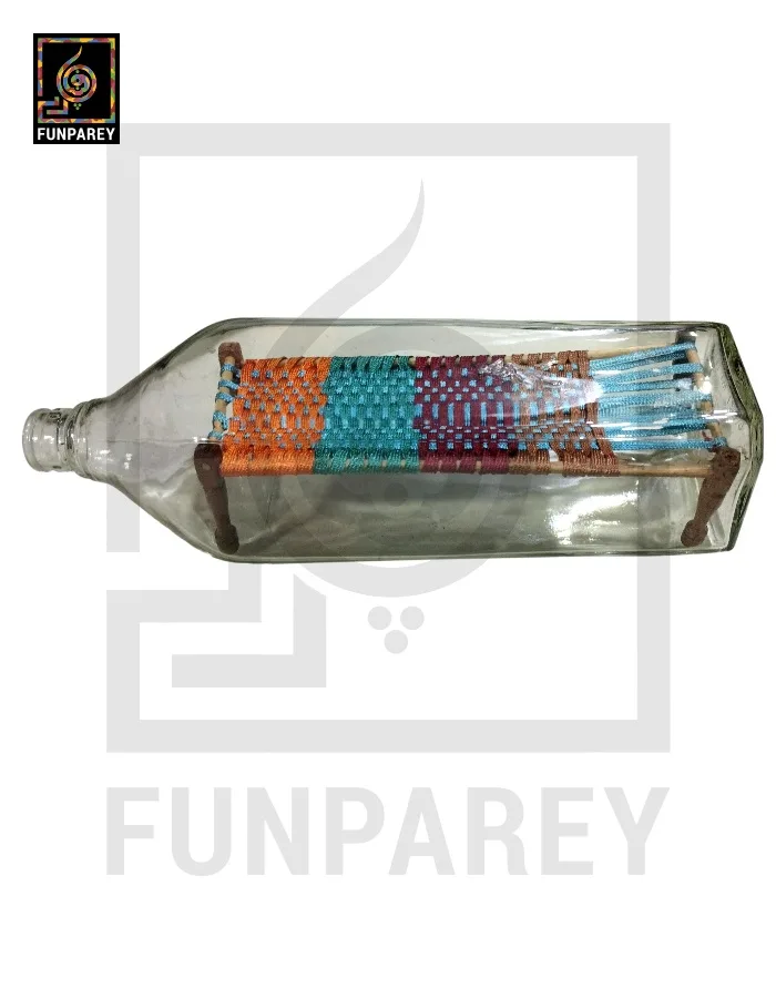 Novelty Magic Showpiece Charpai in a Bottle