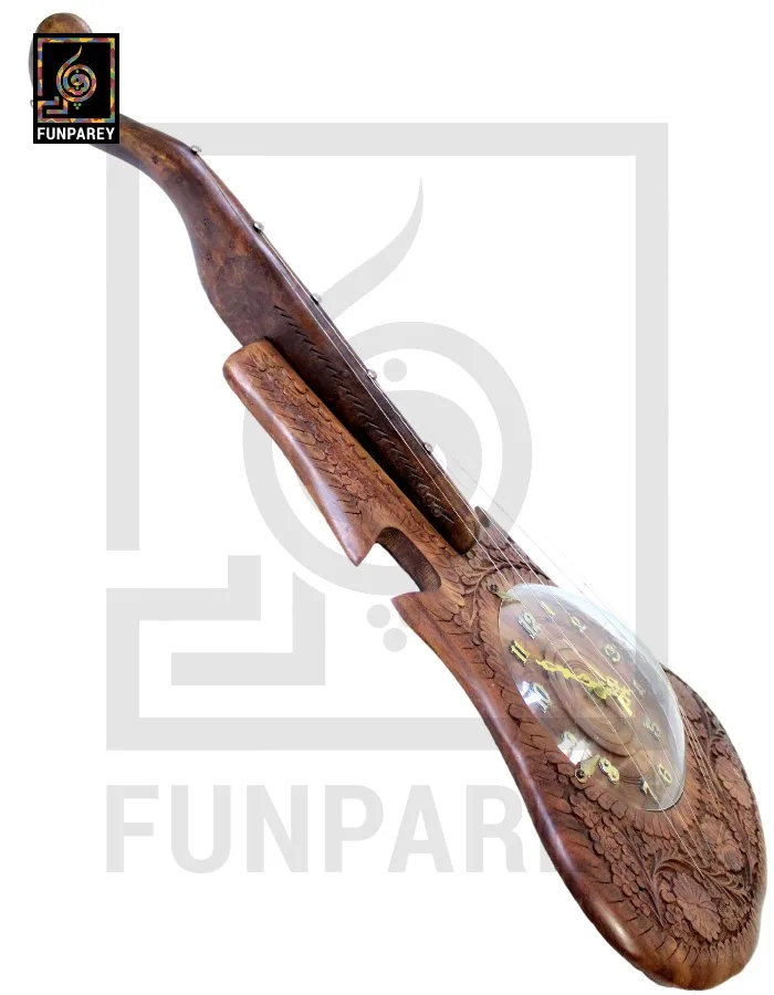 Handmade Premium Wooden Guitar Clock Large