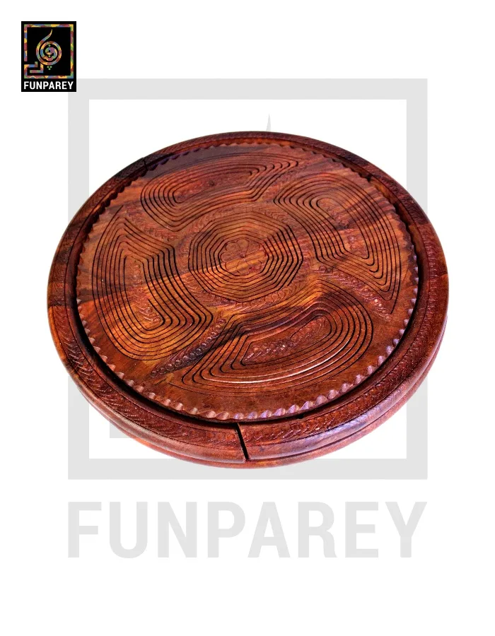 Handmade Wooden Premium Spring Tray 14"