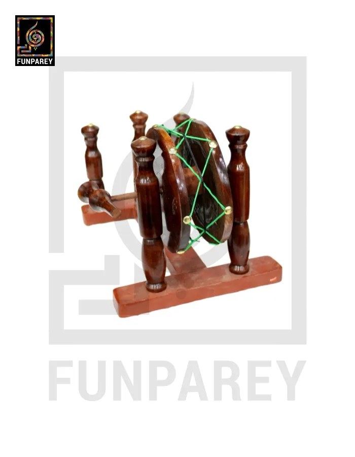 Premium Handmade Wooden Charkha Single