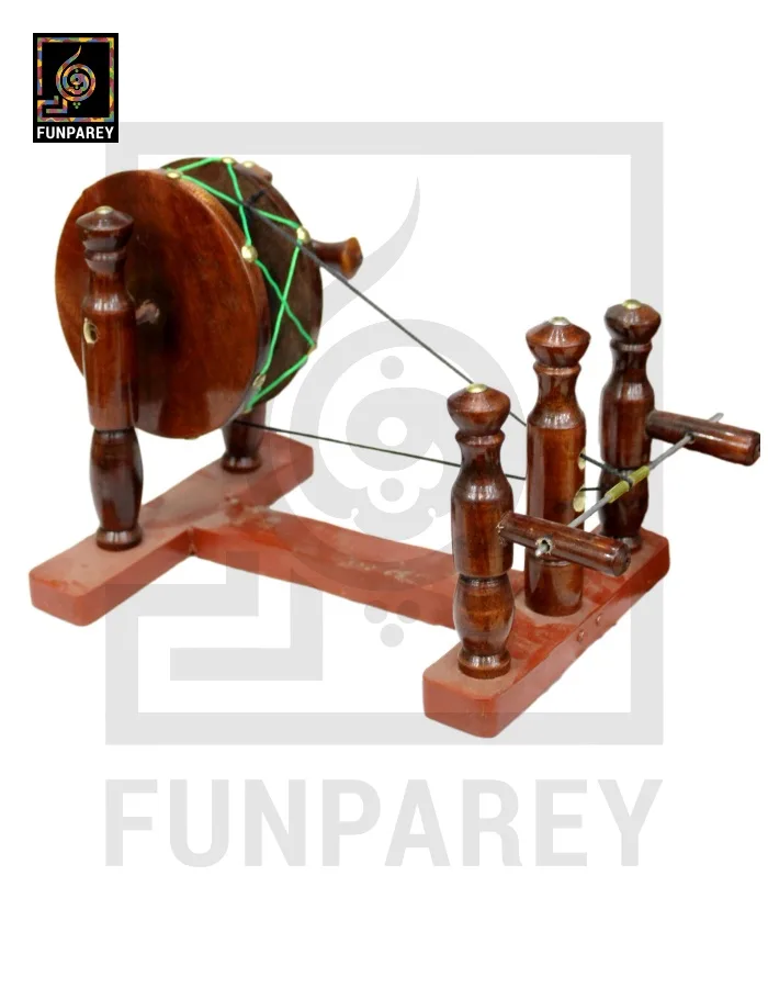 Premium Handmade Wooden Charkha Single