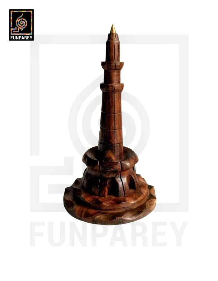 Handmade Wooden Premium Minar e Pakistan Model 9"