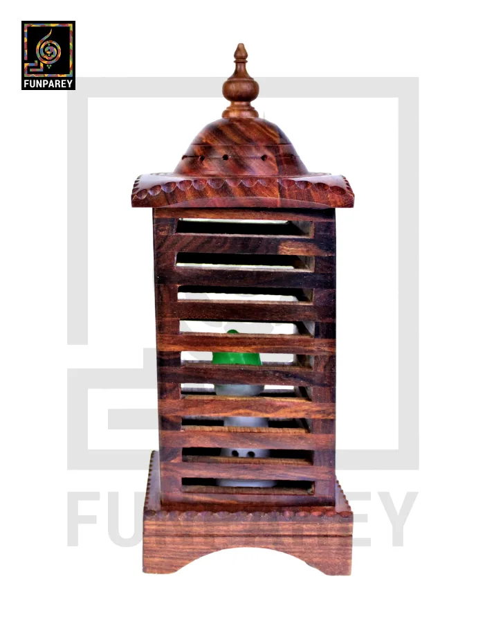 Premium Wooden Lamp Stripped