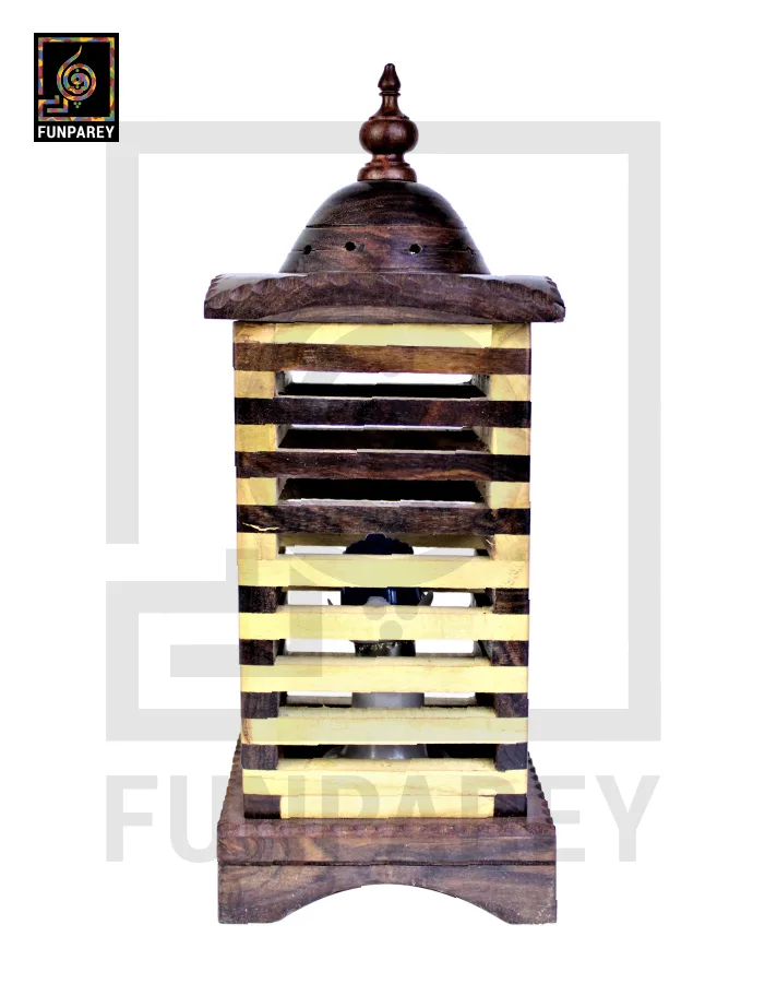 Premium Wooden Lamp Stripped