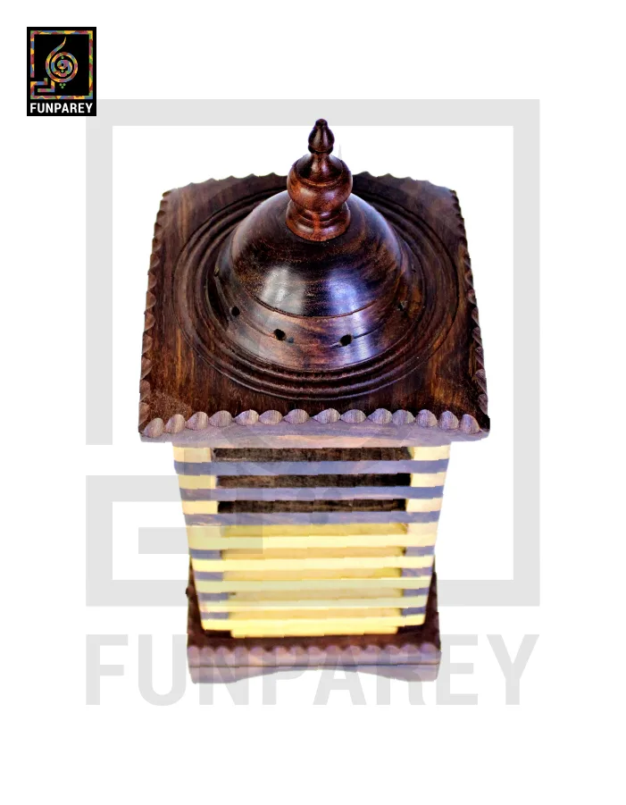 Premium Wooden Lamp Stripped