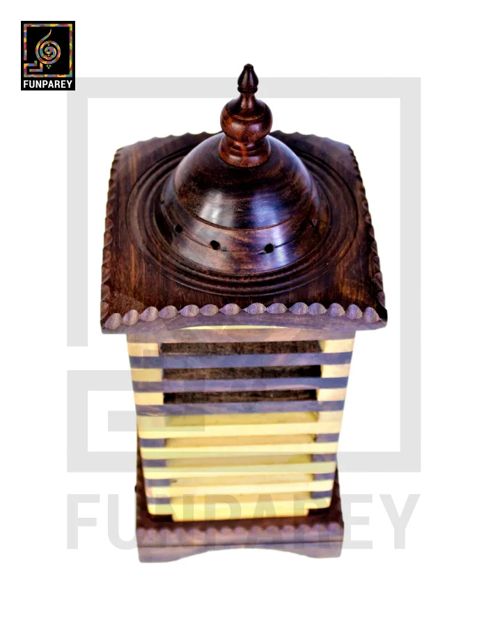 Premium Wooden Lamp Stripped