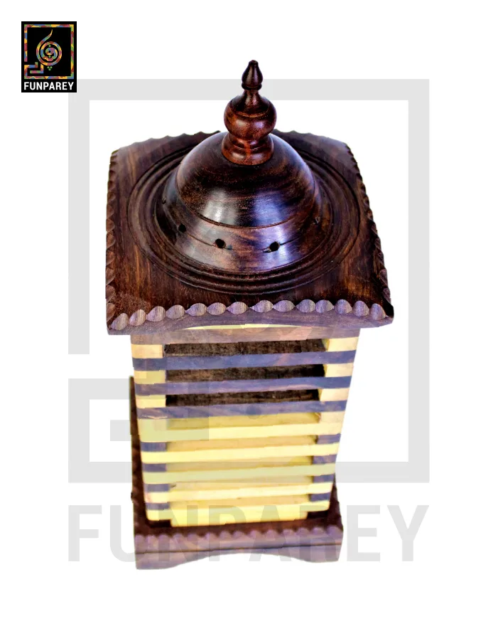 Premium Wooden Lamp Stripped